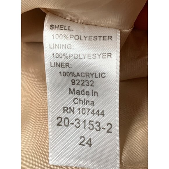 Jessica London Beige Double-Breast Trench Coat Plus Size 24 Womens  RO10238 EUC - Picture 3 of 9